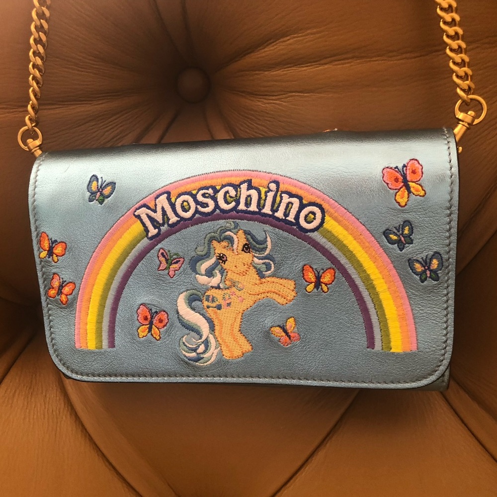 MOSCHINO x MY LITTLE PONY CLUTCH PURSE
